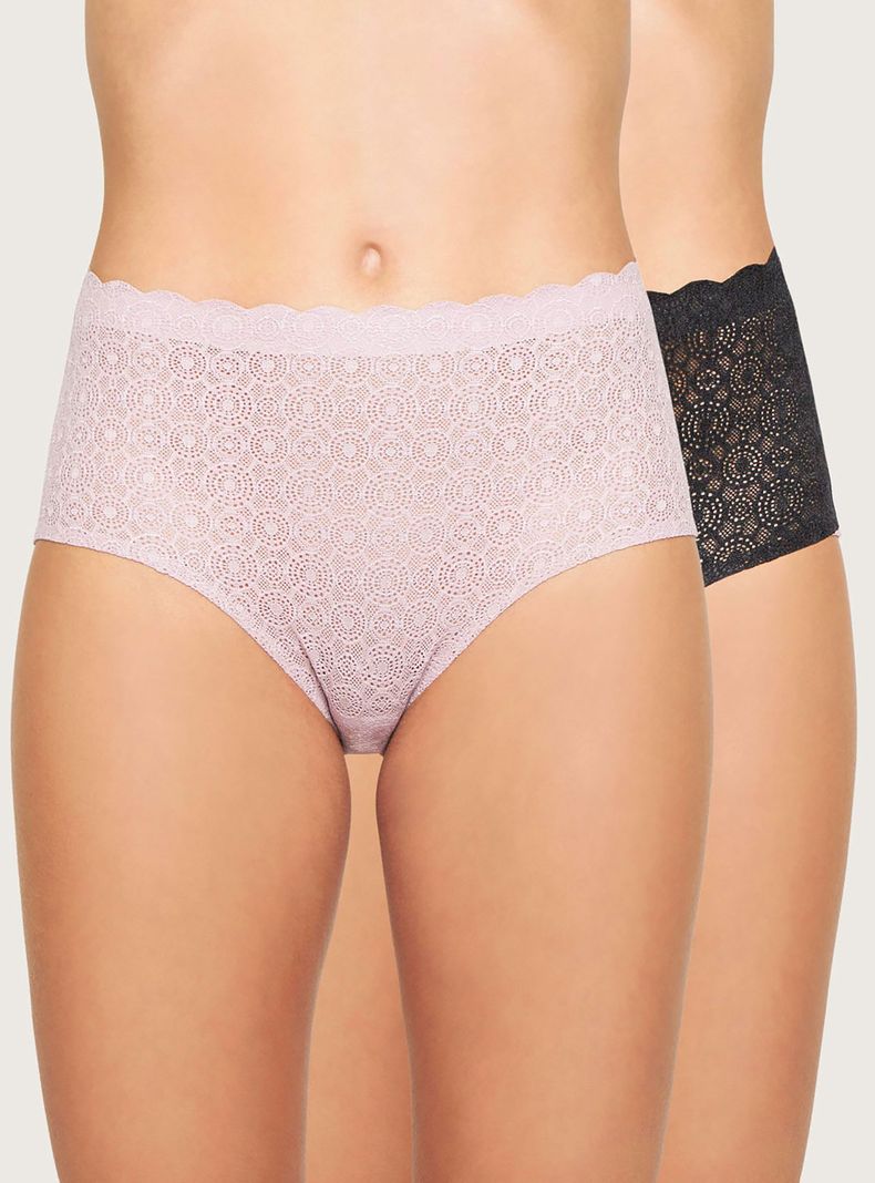 Pack 2 Calzón Maxi Zero Feel Lace 9897L4-0
