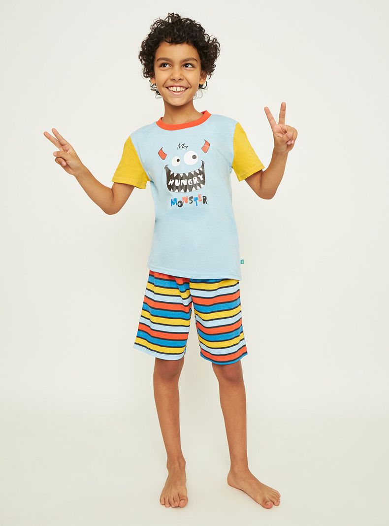 Pijama Corto Algodón Jersey Niño Palmers-1