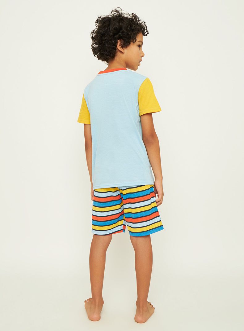 Pijama Corto Algodón Jersey Niño Palmers-2