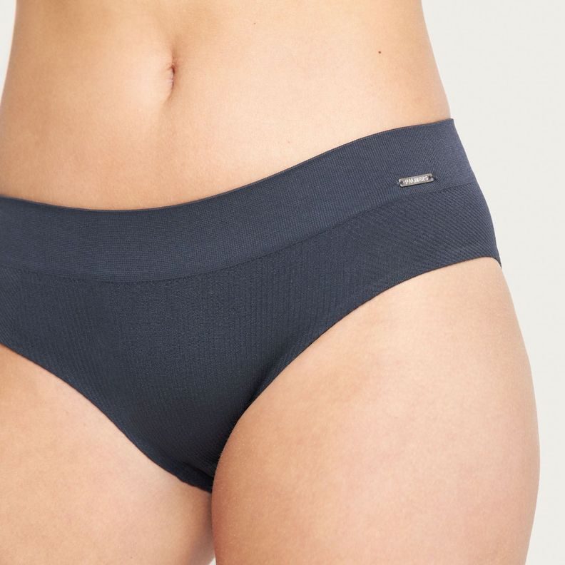Calzón Bikini Seamless Negro 16076NEG Palmers-2