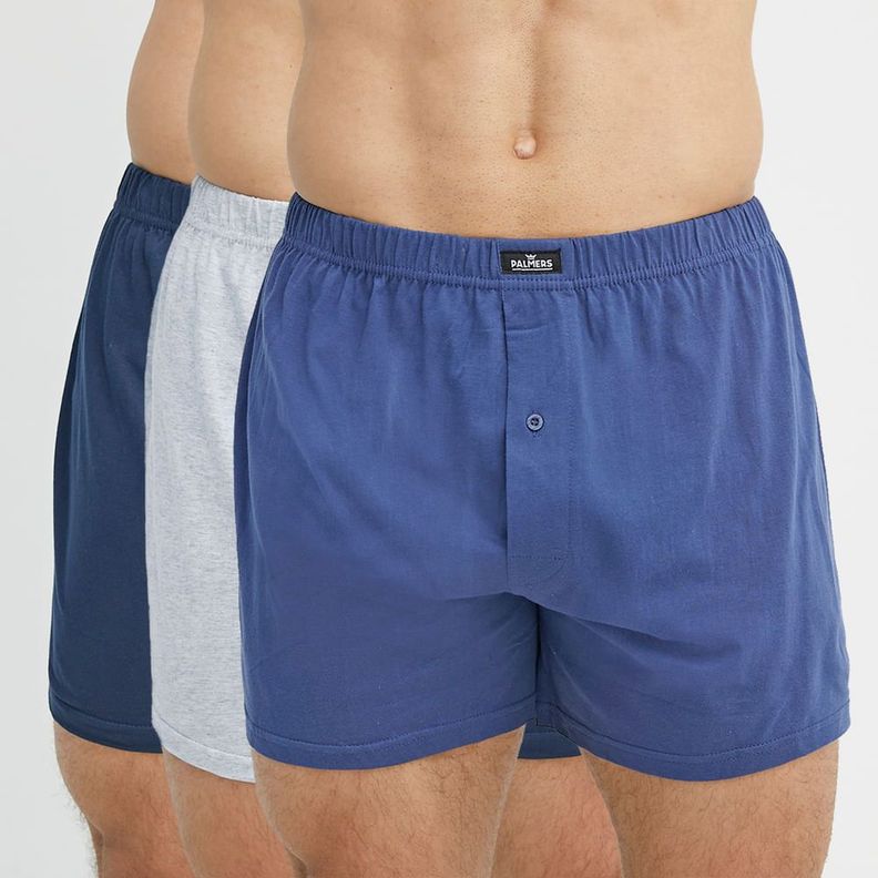 Pack 3 Boxer Holgado Algodón P3110k04 Hombre Palmers-0