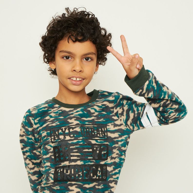 Pijama Niño Largo Micropolar Palmers 87234GRI-3