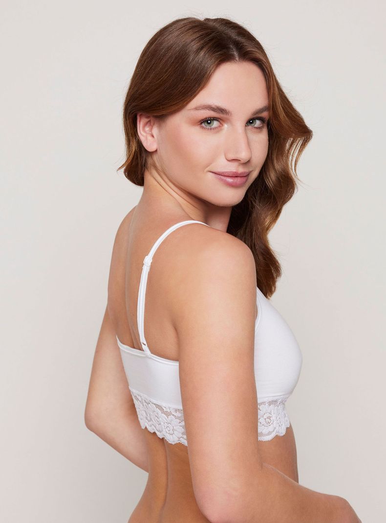 Bralette Algdón Y Encaje Romance 989103-2