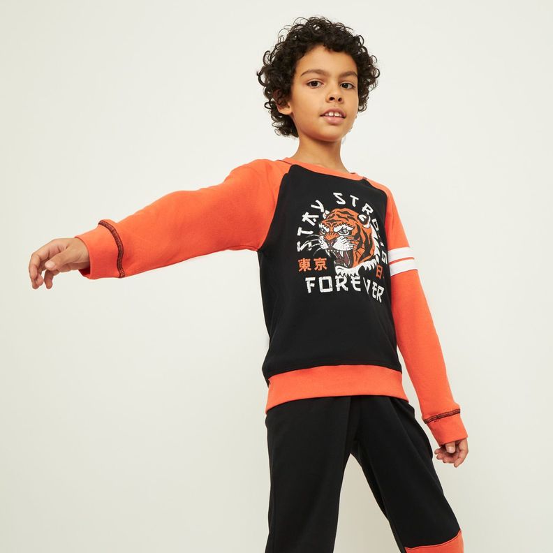 Pijama Niño Largo Algodón Palmers 87231NEG-1