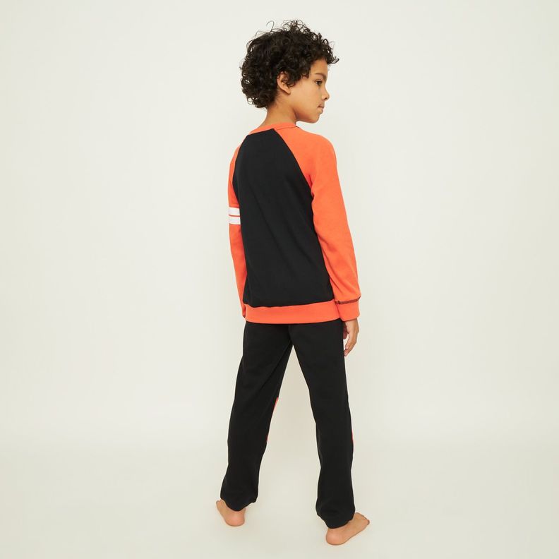 Pijama Niño Largo Algodón Palmers 87231NEG-2