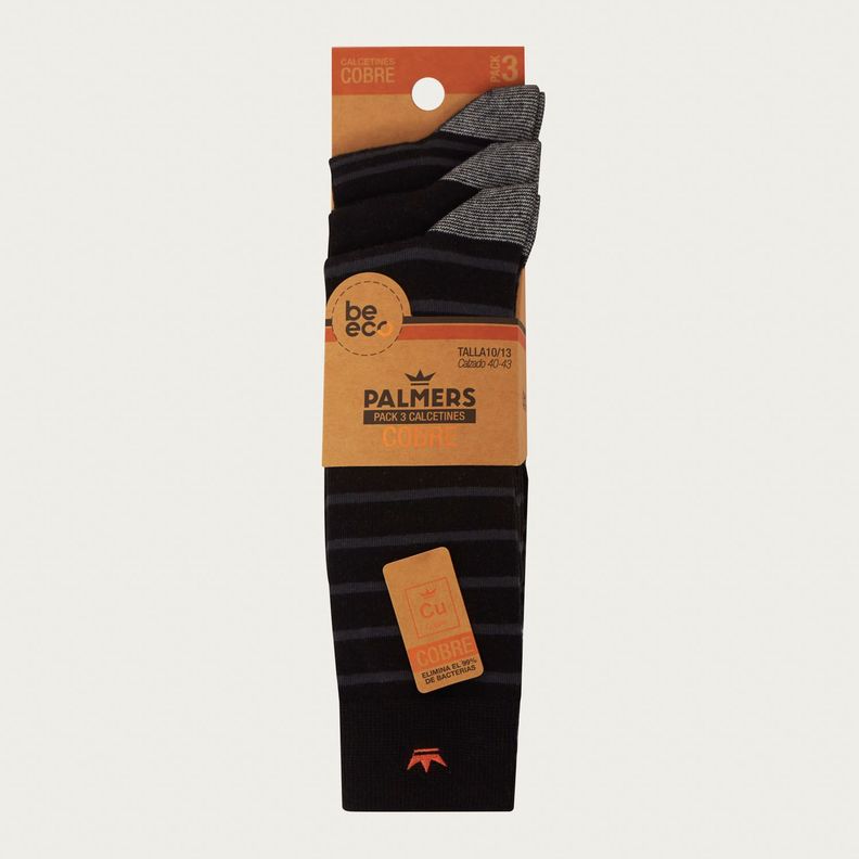 Pack 3 Calcetines De Vestir Cobre Palmers Hombre P3503M20-2