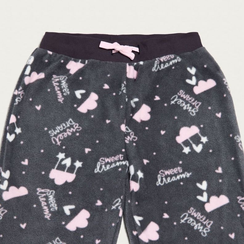 Pijama Niña Largo Micropolar Palmers 67237ROS-4