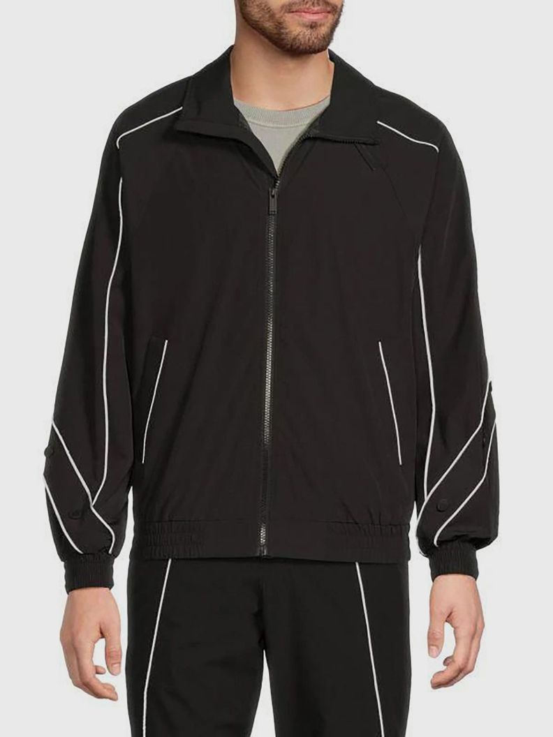 Chaqueta bomber ribete contraste Negro Karl Lagerfeld S