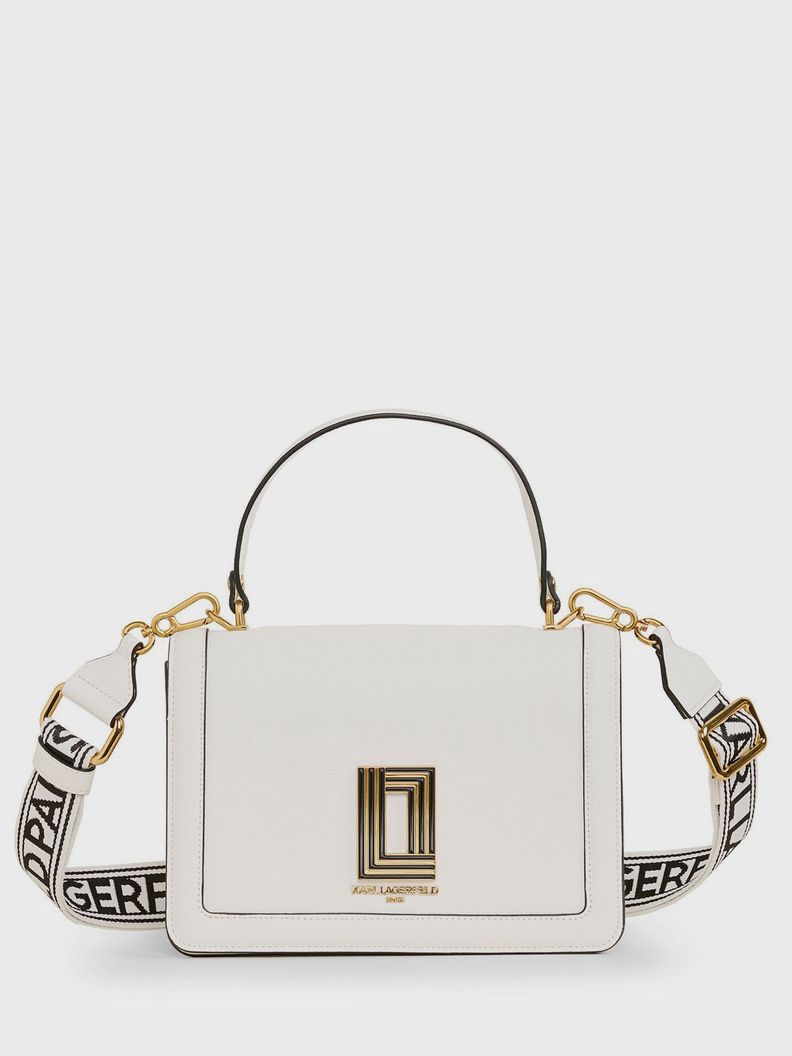 Cartera cruzada con solapa - Simone Blanco Karl