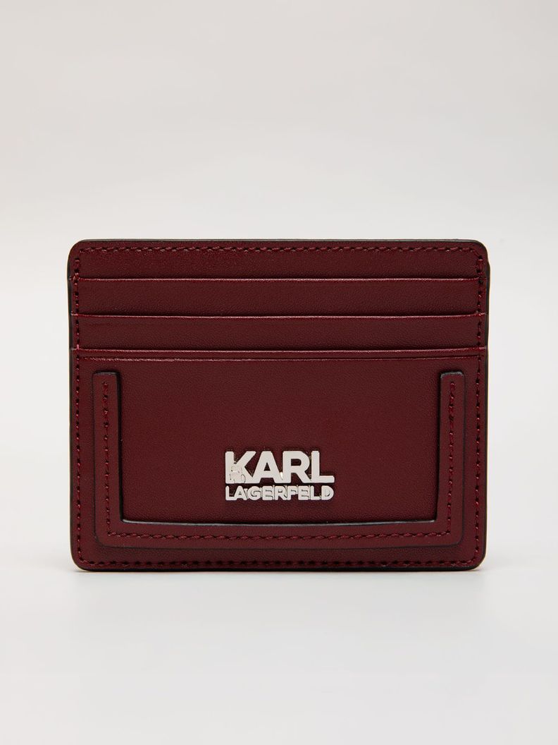 Tarjetero con logo metalico K / Style Cafe Karl