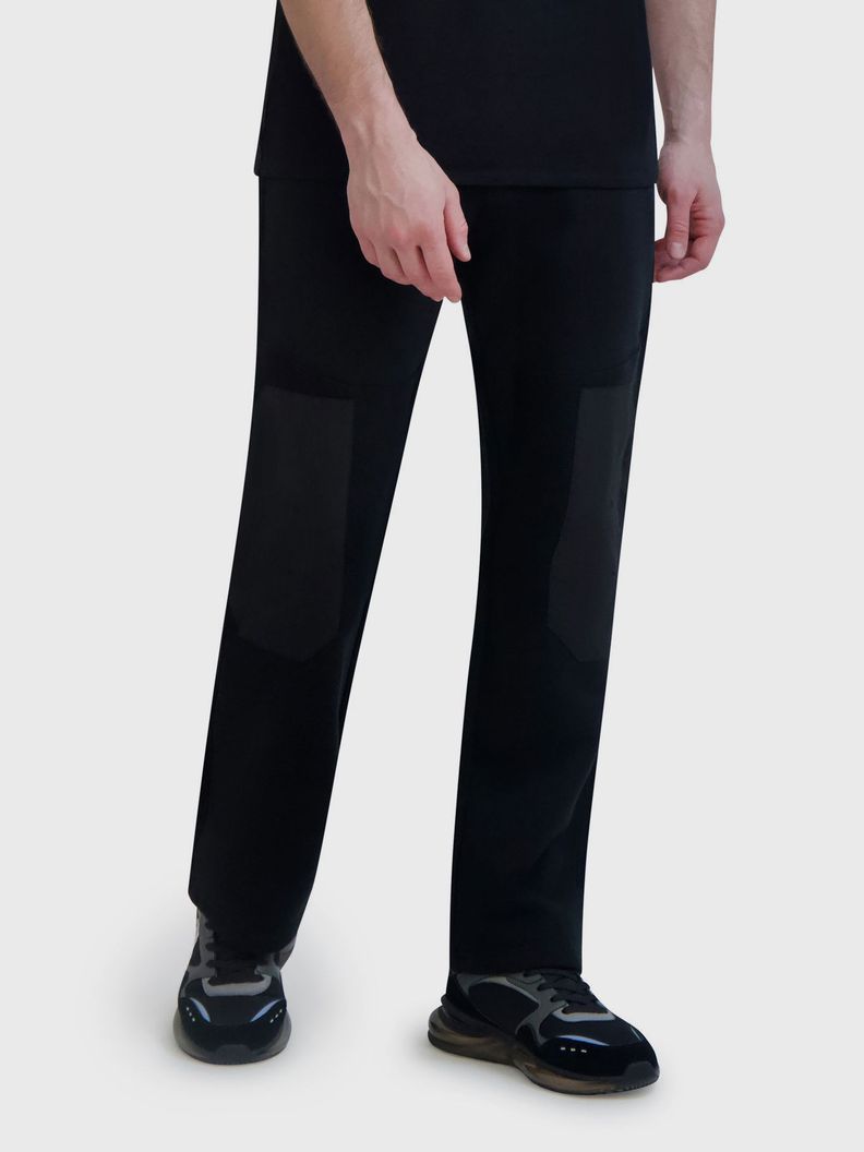 Jogger con textura Negro S