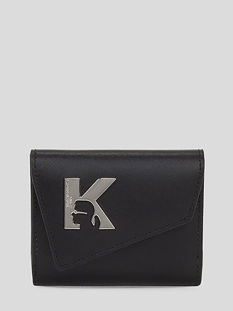 Billetera bifold con solapa Negro Karl Lagerfeld