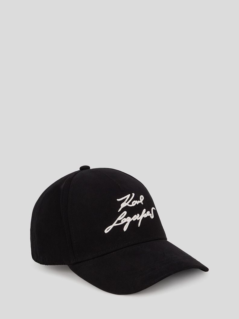 Jockey con firma bordada en relieve Negro Karl