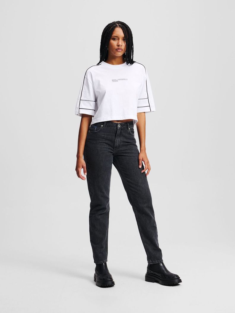 Jeans mom Negro Karl Lagerfeld