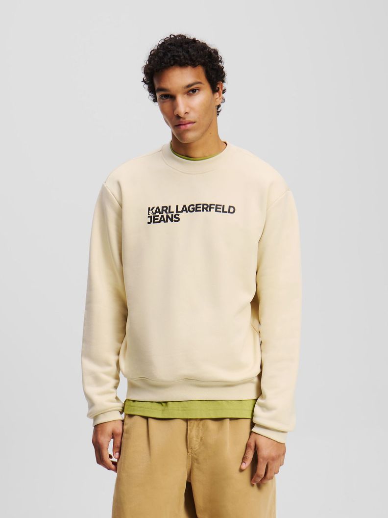 Polerón regular fit - K/ESSENTIAL Blanco Karl Lagerfeld