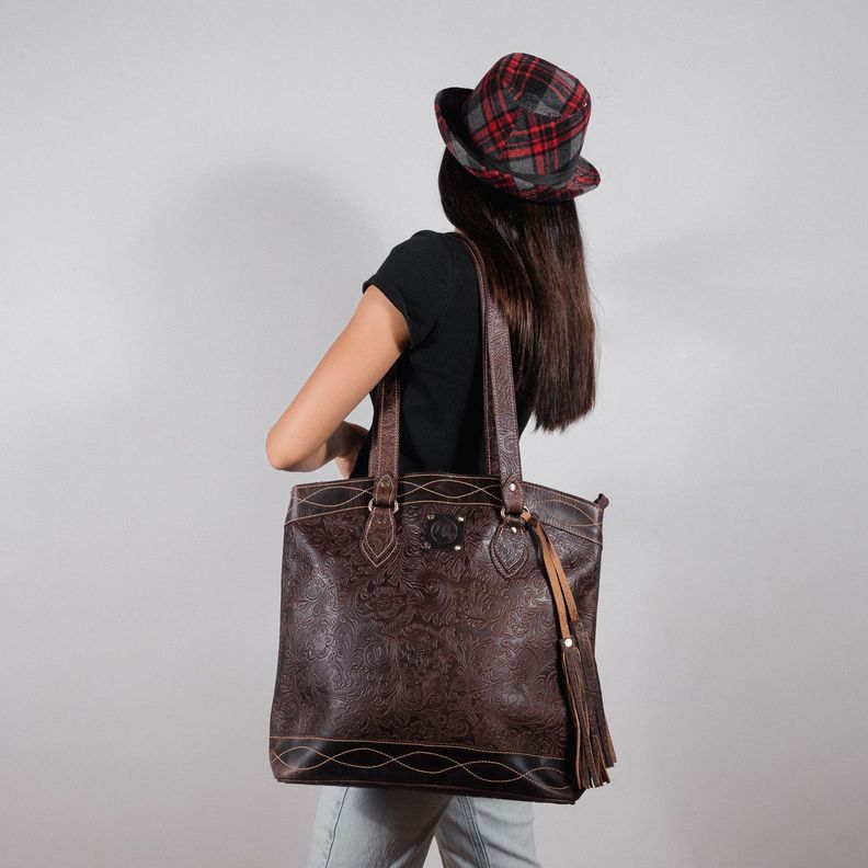 Cartera Cuero Mujer Modelo India-2