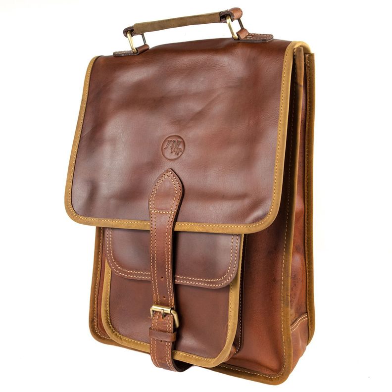 Mochila Cuero Unisex Modelo Mayte-0
