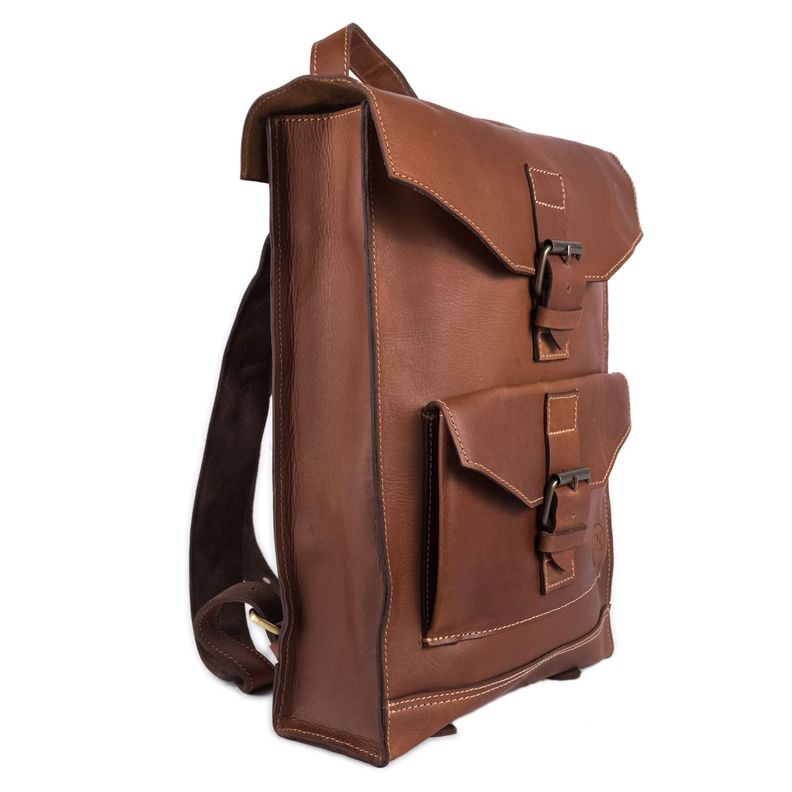 Mochila Cuero Unisex Modelo Franco-1