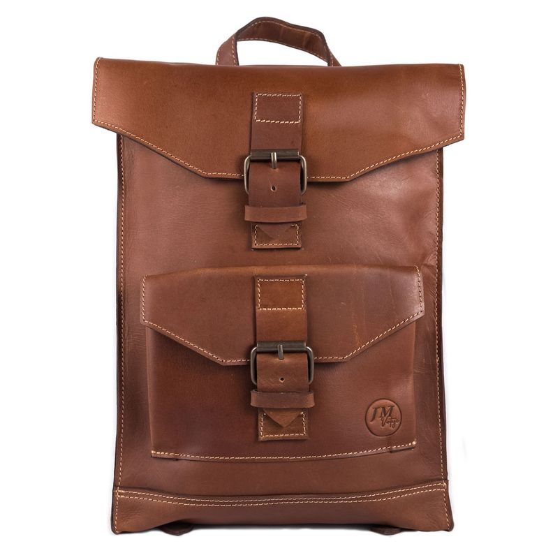 Mochila Cuero Unisex Modelo Franco-0