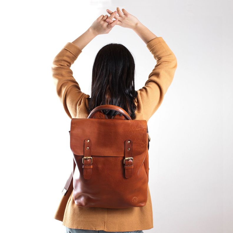 Mochila Cuero Modelo Mary-2