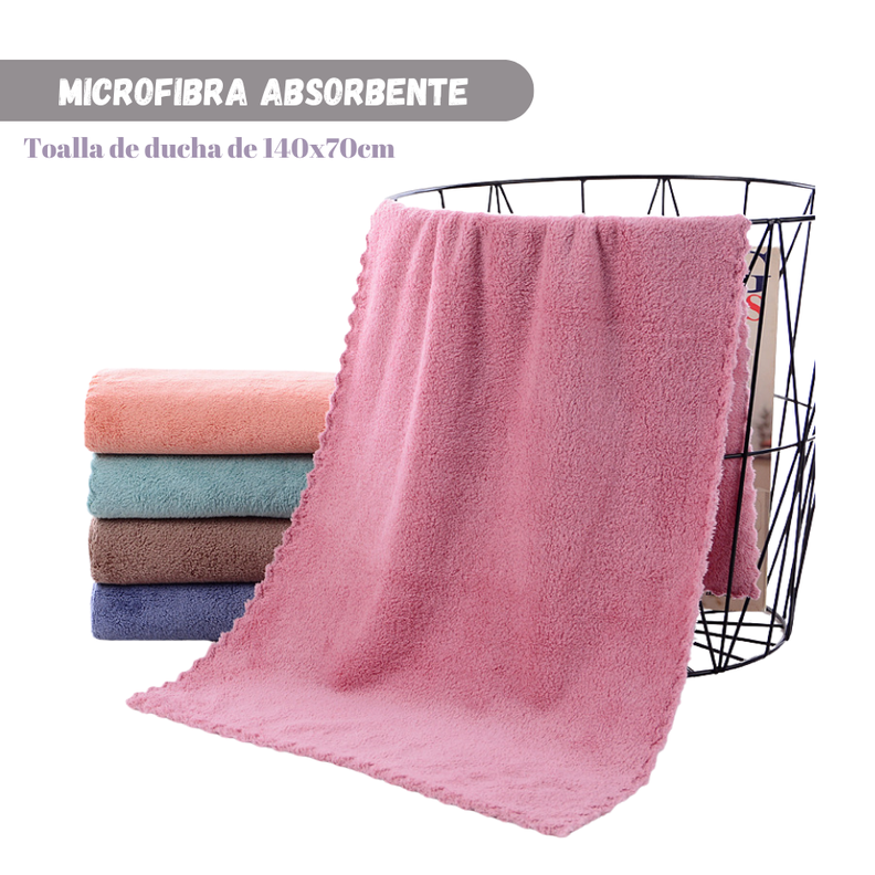 Pack 3 Toalla De Baño Microfibra Secado Rapido Deporte Viaje-3