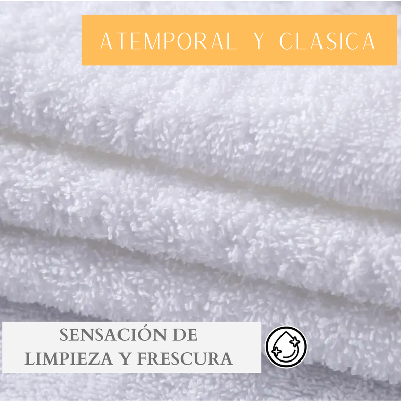 Pack 3 Toallas Cuerpo Mano Y Cara 100% Algodon Absorbentes-5
