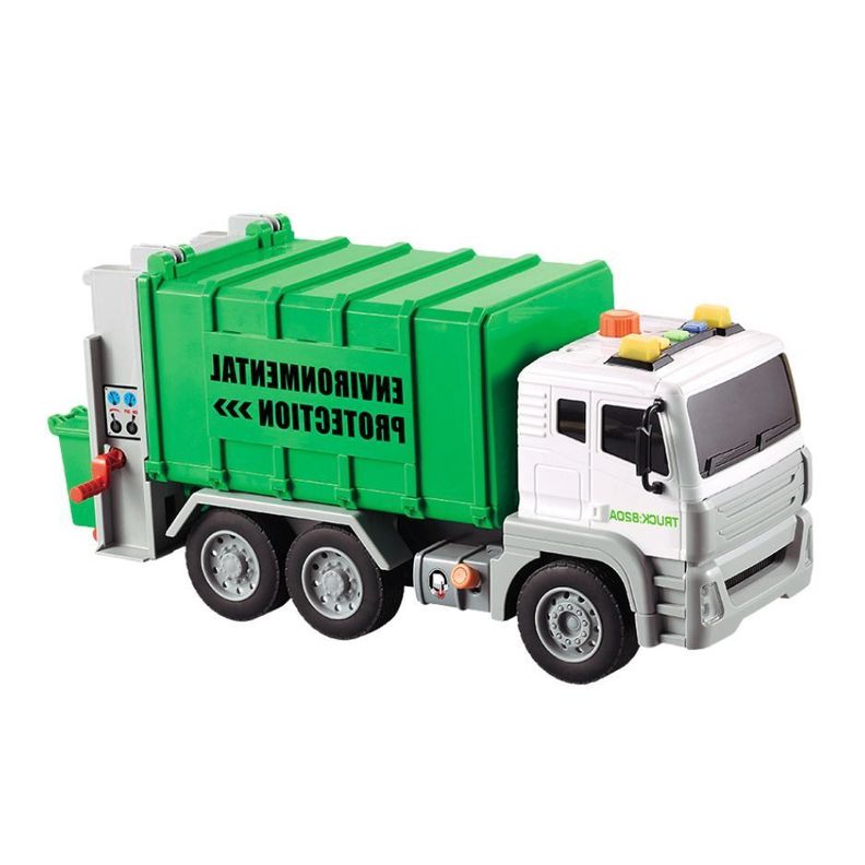 Juguete Camion De Basura Recolector Desecho Con Luz Y Sonido-0