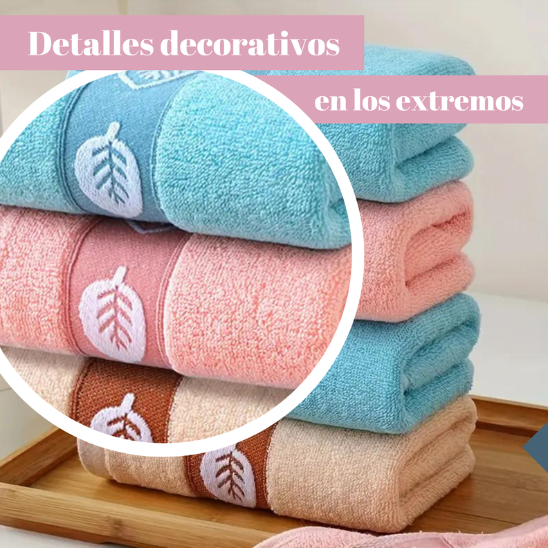 Pack 6 Toallas Algodón Mano Baño Spa Hotel Cocina 35x75-2