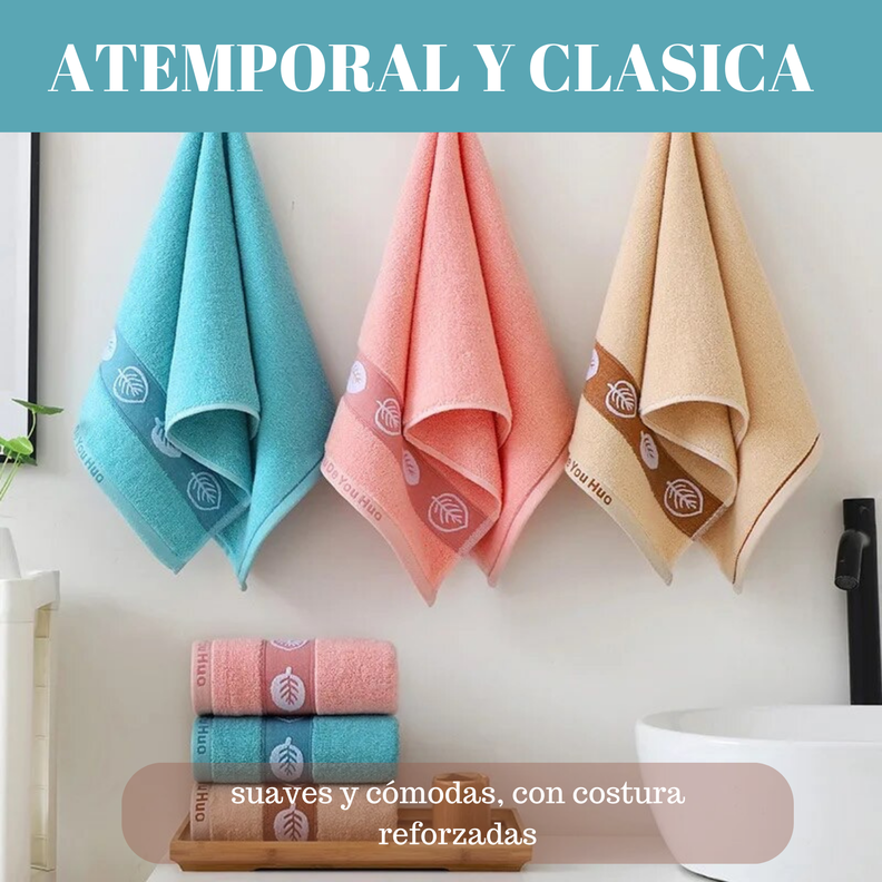 Pack 6 Toallas Algodón Mano Baño Spa Hotel Cocina 35x75-4