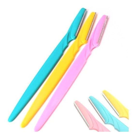 Pack de 3 Navajas de Afeitar Plegables para Cejas…-0