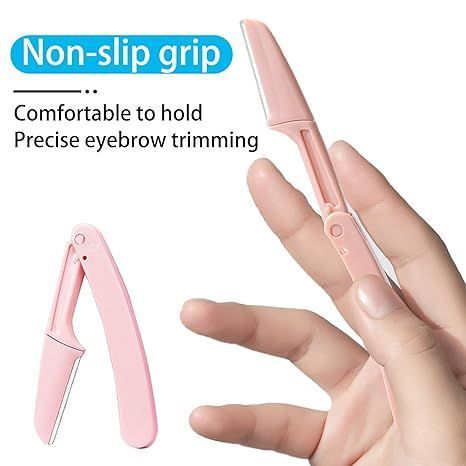 Pack de 3 Navajas de Afeitar Plegables para Cejas…-2