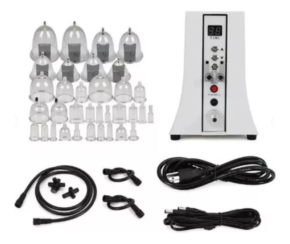 Vacuum Terapia Infrarrojo 35 Ventosas +mas+ Carro Ayudante-4