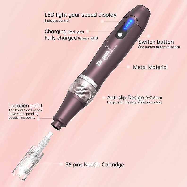 Dermapen Dr Pen Original A10 Pantalla Led  Cargador Tipo C-3
