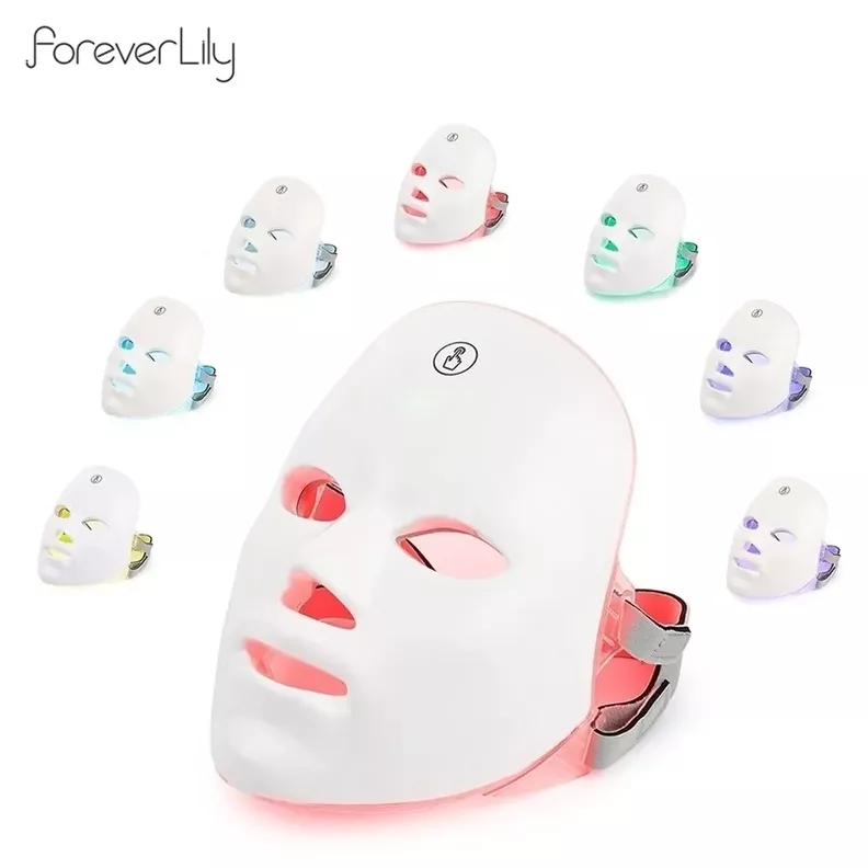 Máscara Facial Led Cuidado de la Piel…-1