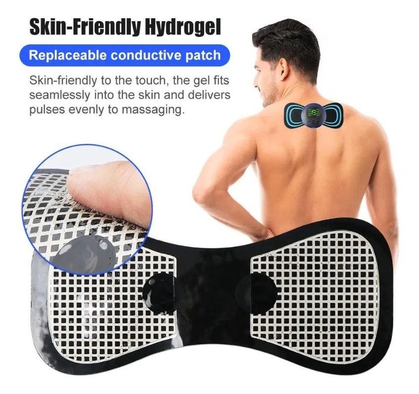 Estimulador Muscular Portatil Masajeador Packs 2 En 1-1