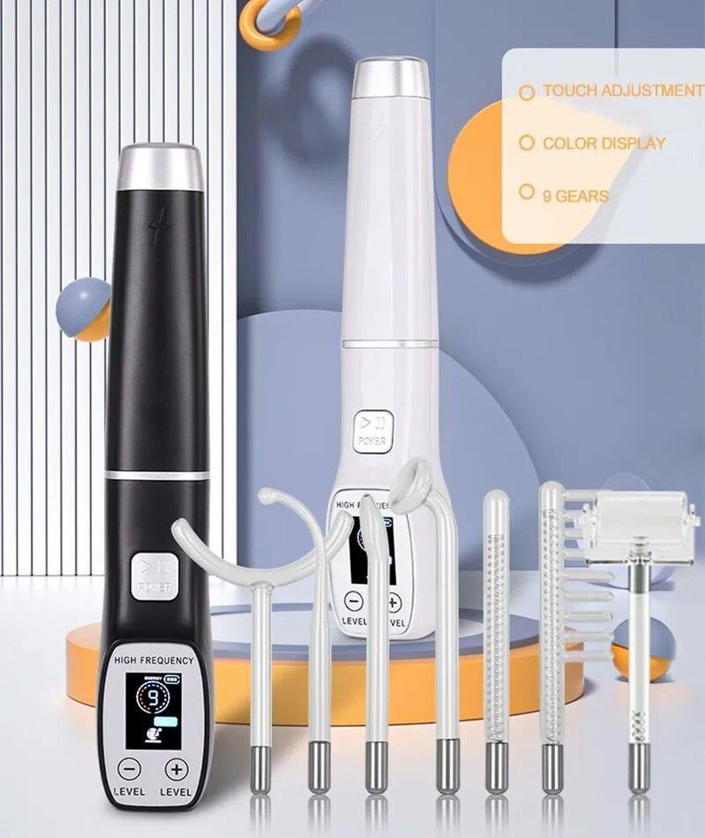 Masajeador facial de alta frecuencia Varita de electroterapia-2