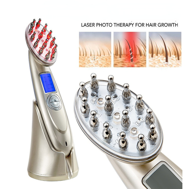 Peine Led Para Crecimiento Capilar Rf y Laser Pro-4
