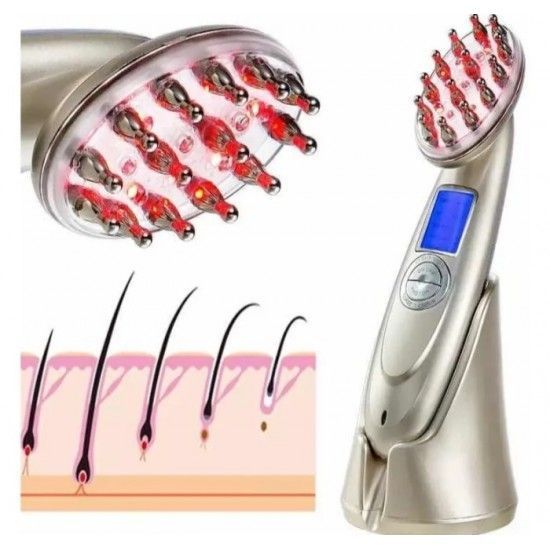 Peine Led Para Crecimiento Capilar Rf y Laser Pro-5