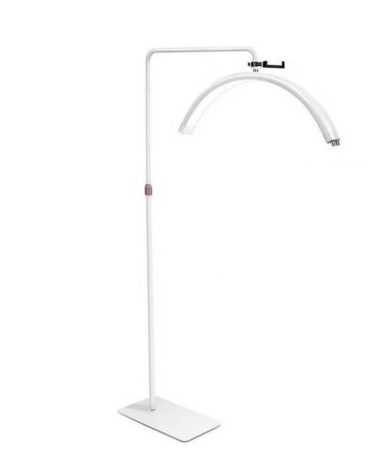Lampara Led Media Luna Estética Para Pestañas Cejas Cutis Blanca-0