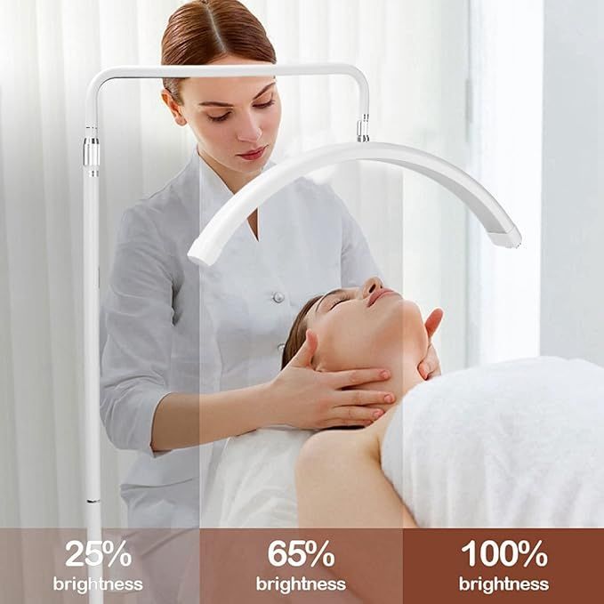 Lampara Led Media Luna Estética Para Pestañas Cejas Cutis Blanca-4