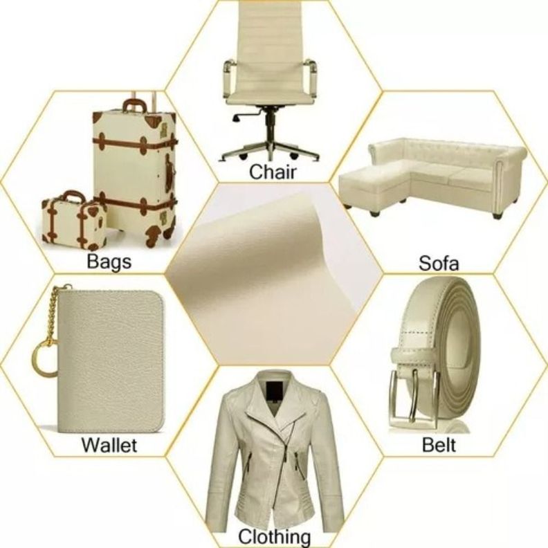 Parche Autoadhesivo De Cuero Para Reparar Sofás De 50x137cm Crema-6
