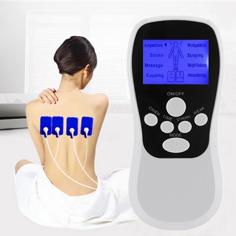 Masajeador Eléctrico Estimulante Alivia Dolor 4 Parches-2