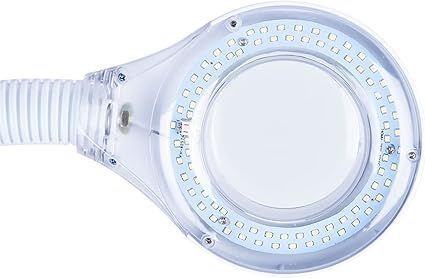 Lupa Con Luz Led  Lampara  Vaporozono Aire Frio  Calor-3