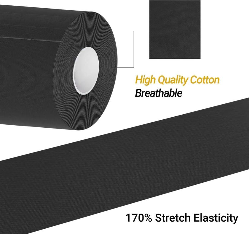  Pack 3 Rollos 5cm x 5m Cinta de Kinesiología Vendaje kinesiológico-2