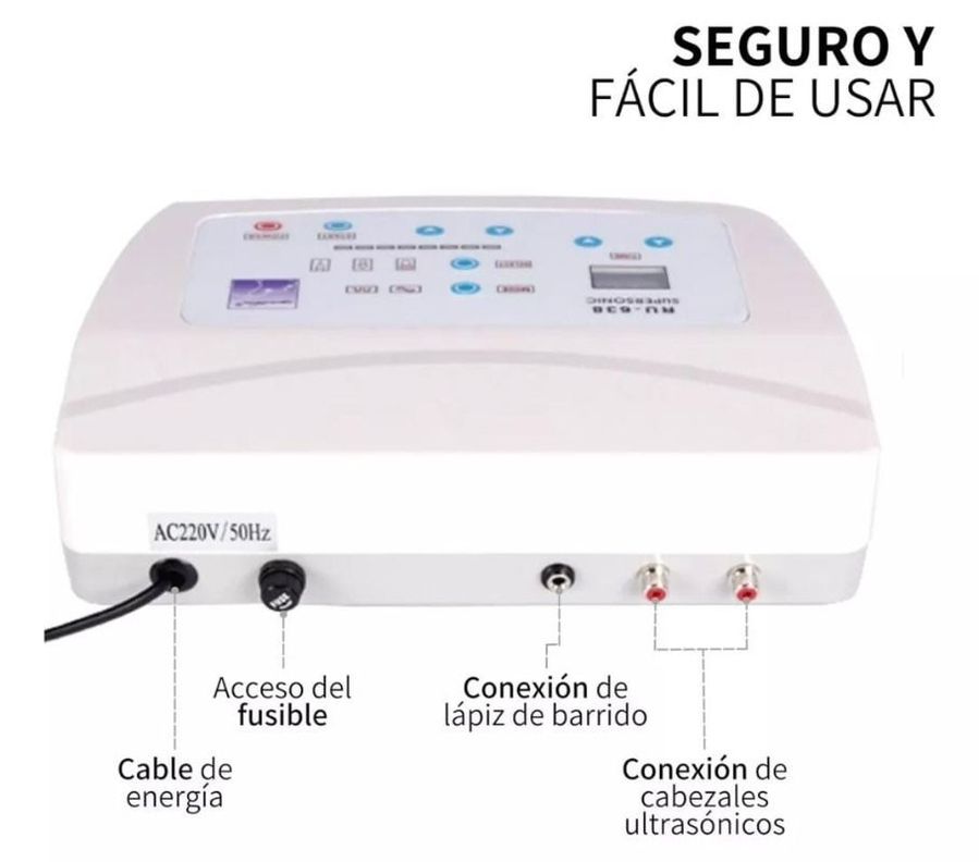 Ultrasonido Profesional 2 En 1 Corporal Y Facial 1 A 3 Mhz-4