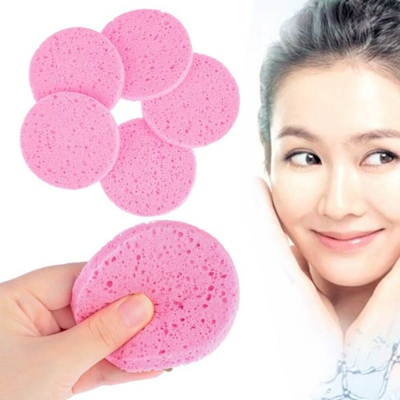 12 Pcs De Esponja Comprimida  Facial, Limpieza Facial.-2