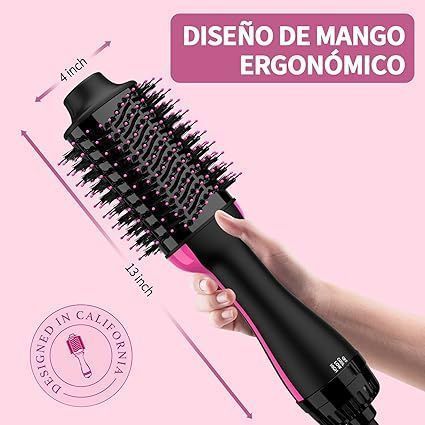 Cepillo Alisador Electrico Para Cabello Voluminizador-1