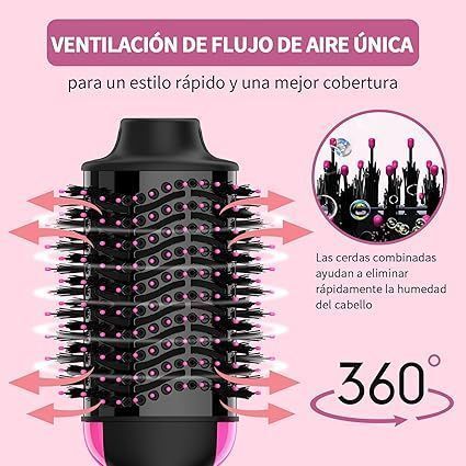 Cepillo Alisador Electrico Para Cabello Voluminizador-4