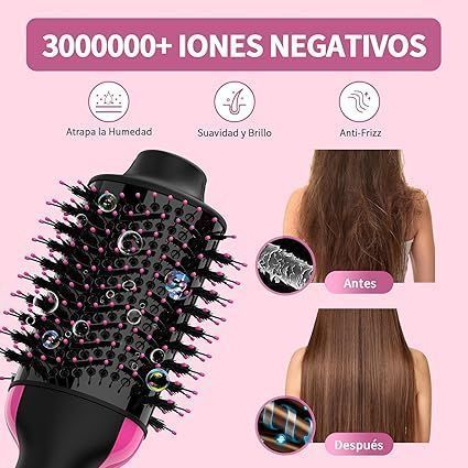 Cepillo Alisador Electrico Para Cabello Voluminizador-5