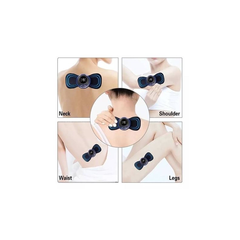 Masajeador Mini Electro Estimulador Masaje Corporal X2-2